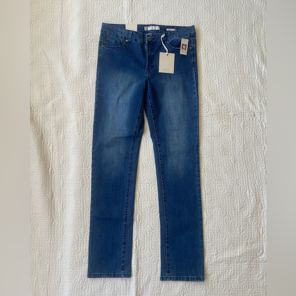 NWT Anne Klein Slim Straight Jeans